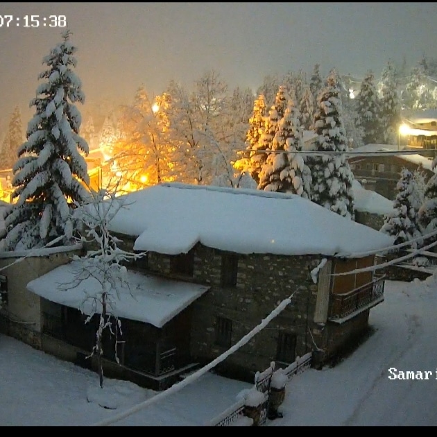 Χιονισμένη Σαμαρίνα φωτογραφίες από το διαδίκτυο.