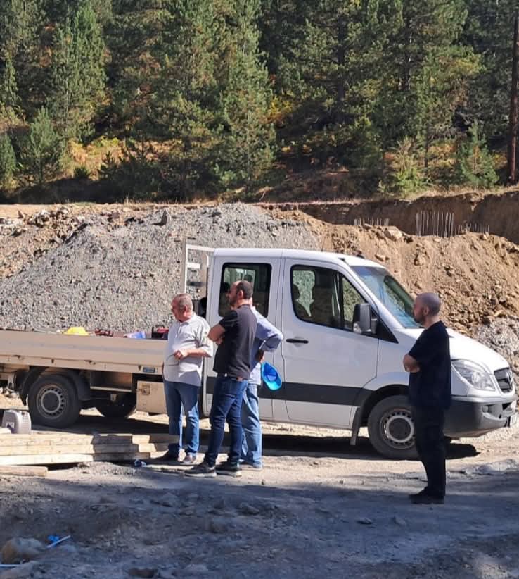 Επίβλεψη του Αντιπεριφερειάρχη Γρεβενών Ιωάννη Τσακνάκη στον δρόμο Αγία Παρασκευή – Βασιλίτσα.